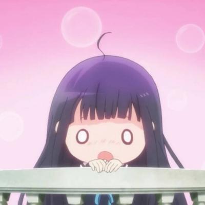 可爱呆萌微信动漫女生头像