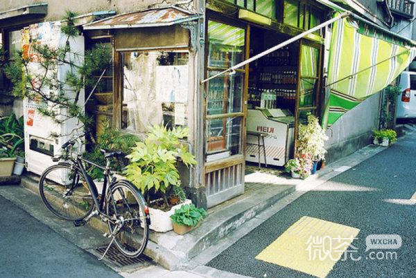 微信日系清新街道图片