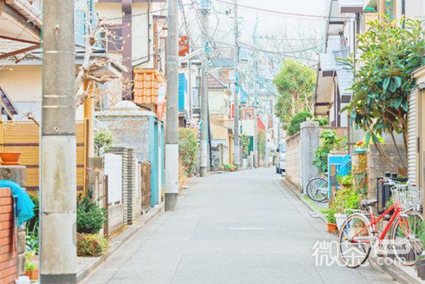 微信日系清新街道图片