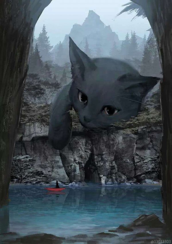 被放大后的动物治愈满满是不是呢？微信图片