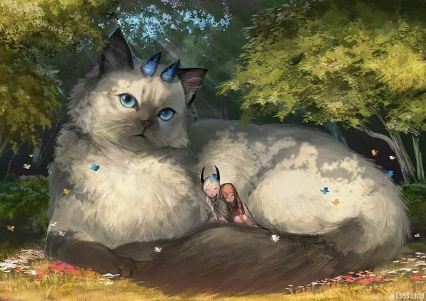 被放大后的动物治愈满满是不是呢？微信图片