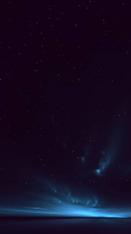 星空下的孤寂微信聊天背景图