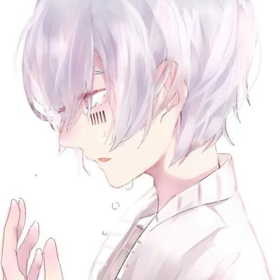 微信伤感二次元动漫男生伤感头像