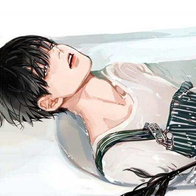 微信伤感二次元动漫男生伤感头像