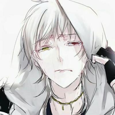 微信伤感二次元动漫男生伤感头像