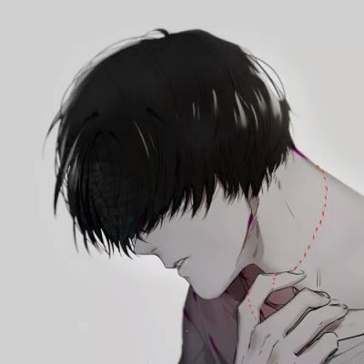 微信伤感二次元动漫男生伤感头像