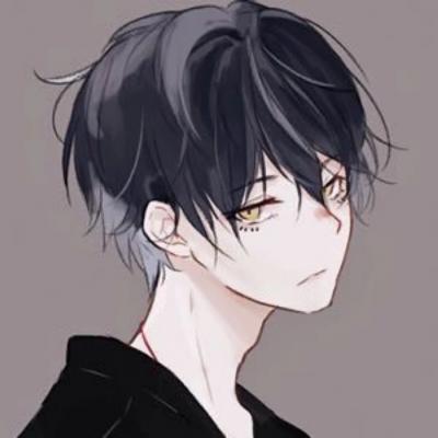 微信伤感二次元动漫男生伤感头像