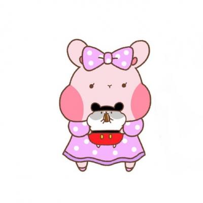 微信卡通可爱动漫情侣头像