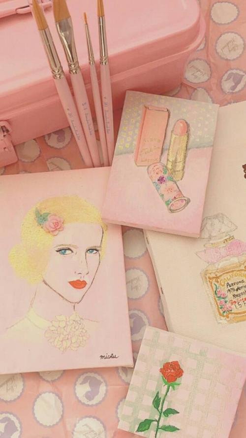 微信粉嫩少女心图片