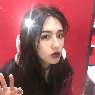 红色系微信女生头像