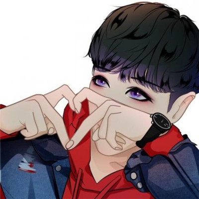 00后专属微信二次元动漫情侣头像
