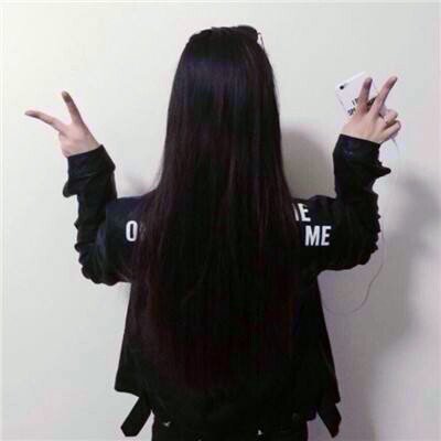 个性唯美风格微信女生背影头像下载