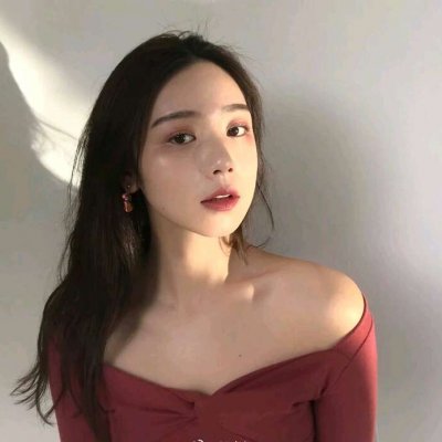 红色系微信女生头像