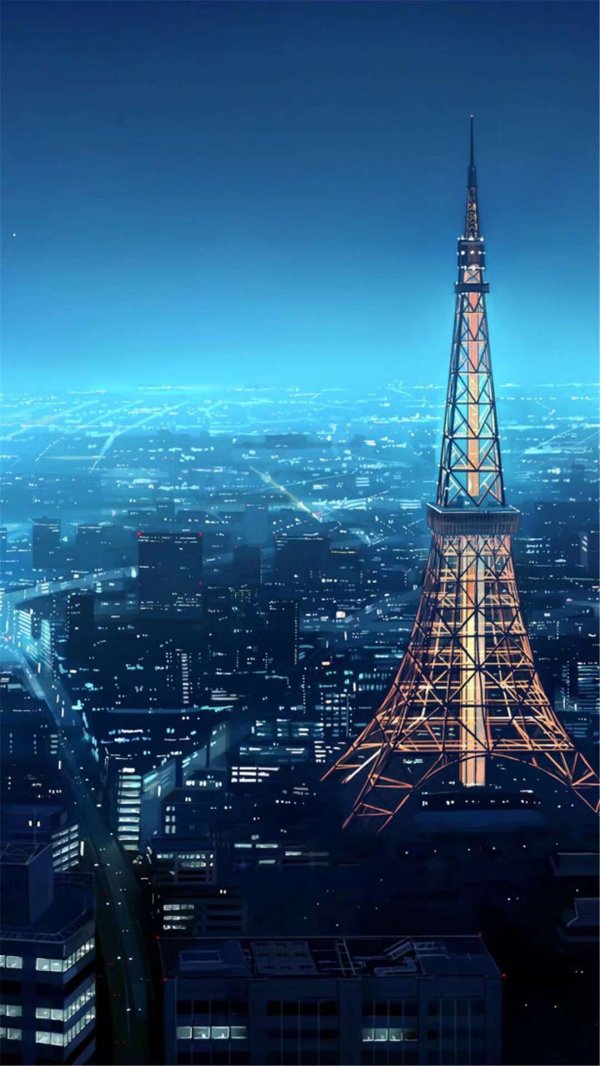 微信唯美意境街景聊天背景