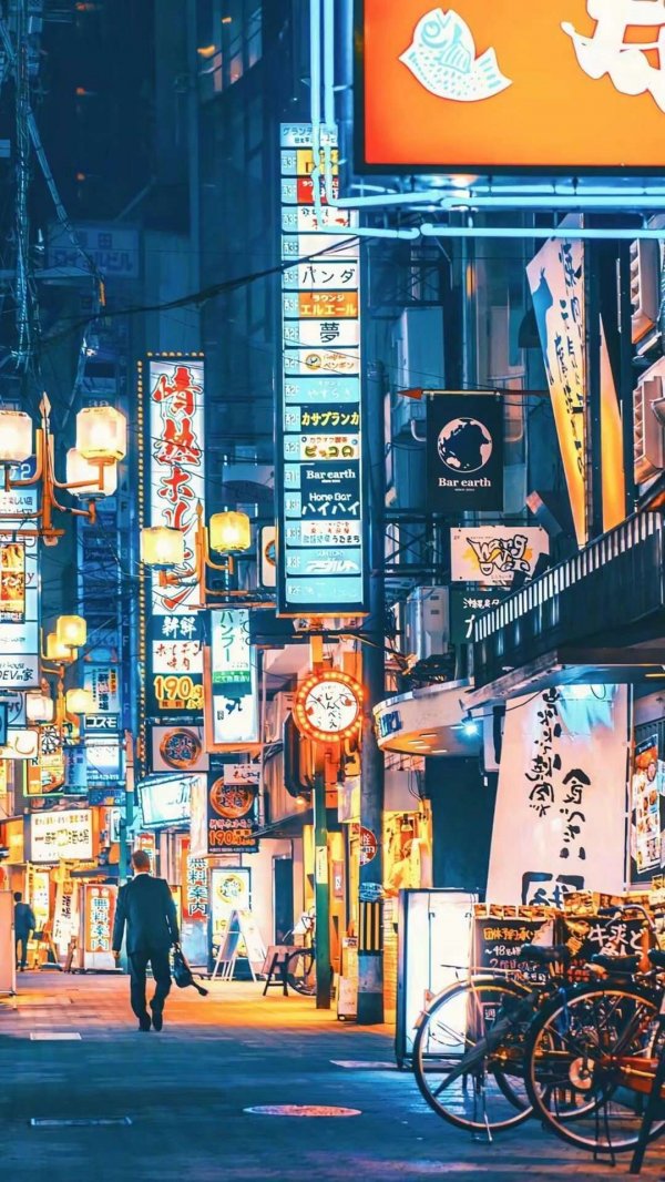 微信唯美意境街景聊天背景