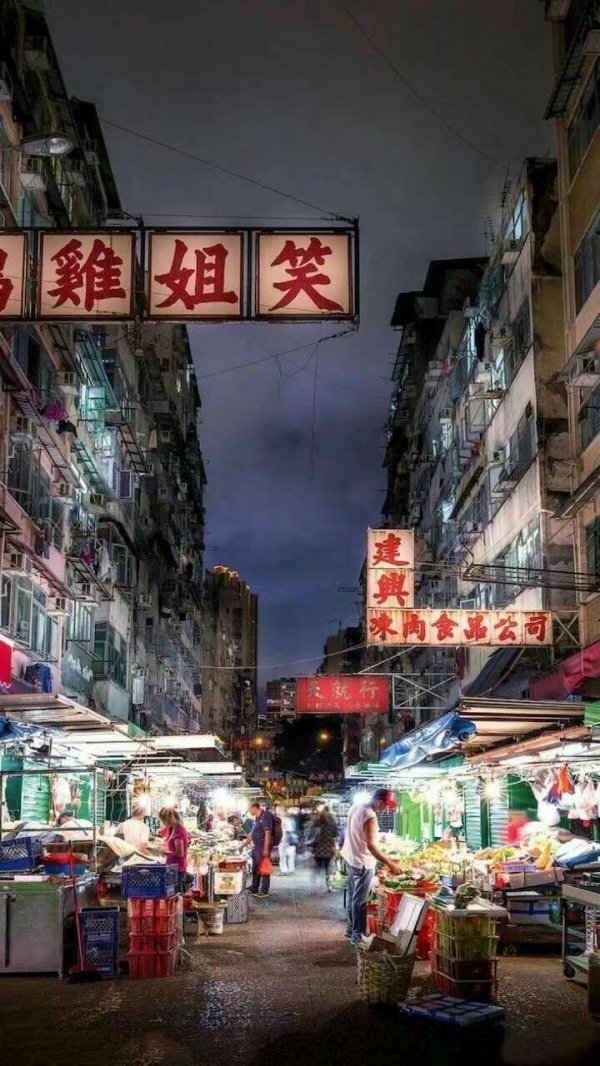 微信唯美意境街景聊天背景