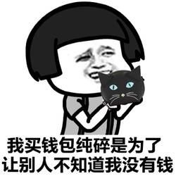 我没钱微信搞笑表情包