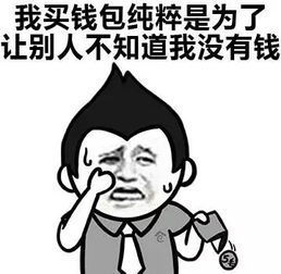 我没钱微信搞笑表情包