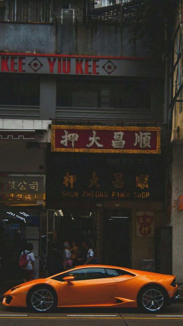 微信唯美意境街景聊天背景