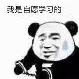 熊猫头戴手铐都是我自愿的系列爆笑恶搞表情包下载