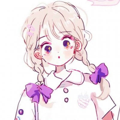 微信个性二次元插画女生头像