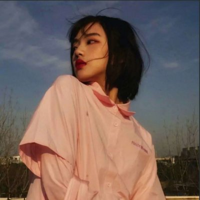 微信短发女生头像
