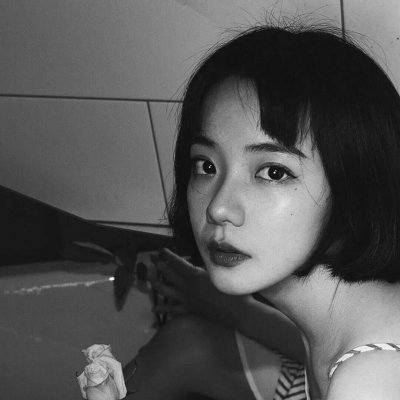 微信短发女生头像
