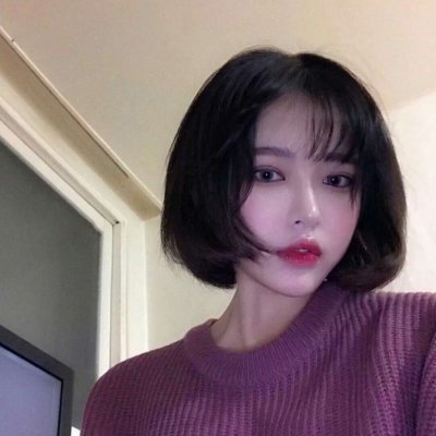 微信短发女生头像