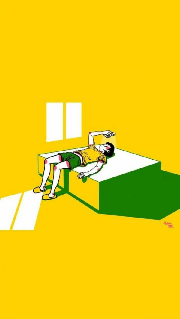 微信唯美个性简约插画图片