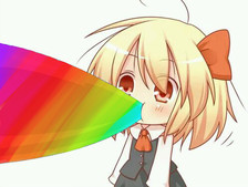 微信口吐彩虹接力表情包