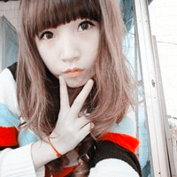 微信最新00后萌系美女系列头像套图下载