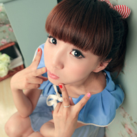 微信最新00后萌系美女系列头像套图下载