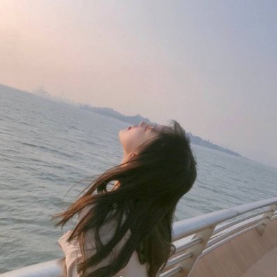 海边小清新微信伤感女生头像