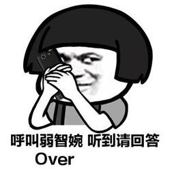 收到请回答over微信表情包