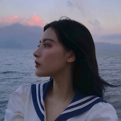 海边小清新微信伤感女生头像