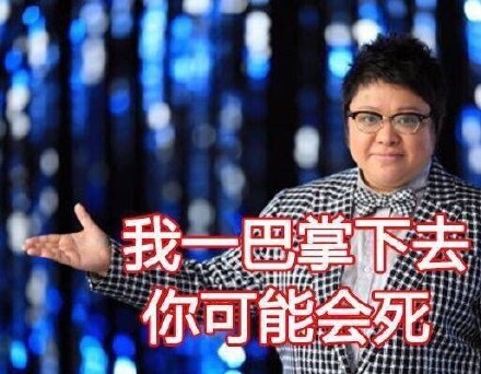 韩红微信恶搞表情包我一巴掌下去你可能会死