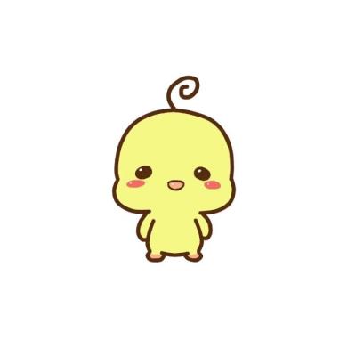 微信简约动漫情侣头像