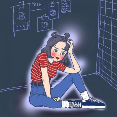 微信好看个性动漫女生头像