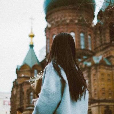 微信头像女生简单背影