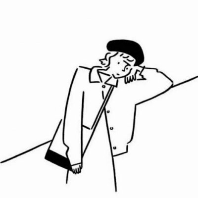 微信简笔画女生头像