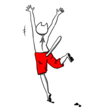 搞笑逗比风格僵硬猫系列微信表情包下载