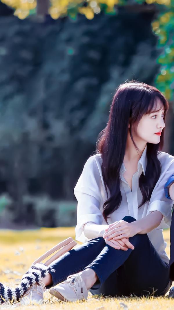 微信好看郑爽手机壁纸