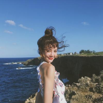 微信个性高清海边女生头像