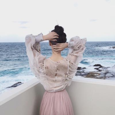 微信个性高清海边女生头像