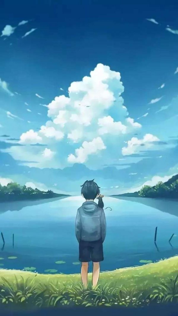 微信唯美个性插画手机壁纸