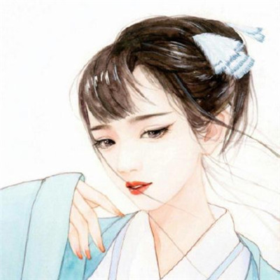 微信个性古风女生动漫头像