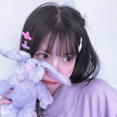 微信好看的紫色系女生头像