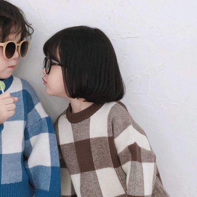 微信个性萌哒哒萌娃情侣头像