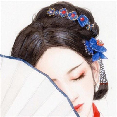 微信个性古风女生动漫头像
