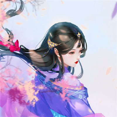 微信个性古风女生动漫头像